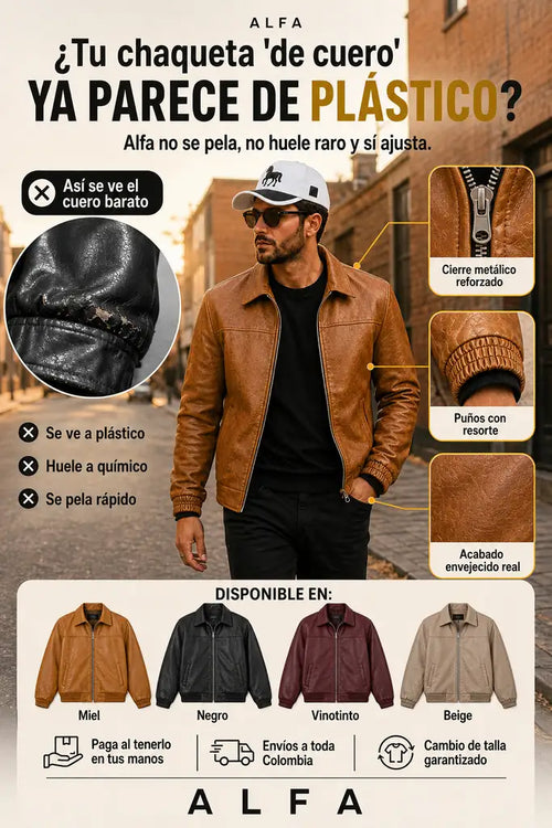 Chaqueta Oversize ALFA - Fit Premium - Descuento Especial Hoy