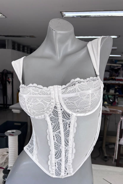 Corset Sirenna en Encaje - Estructura Real y Ajuste Perfecto - Descuento Especial Hoy